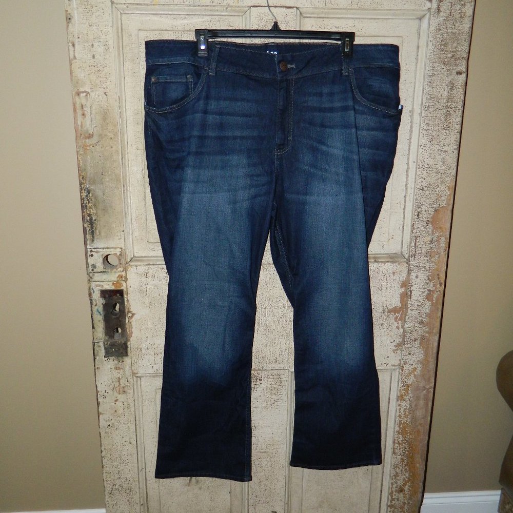 Lee Riders Indigo Boot Jeans 24W Average Womens (X-9)